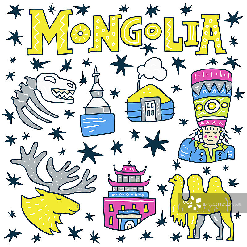 蒙古族符号图片素材