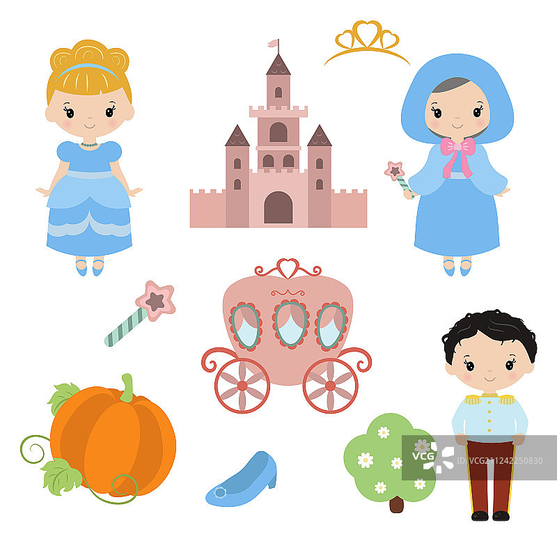 可爱的公主图片素材