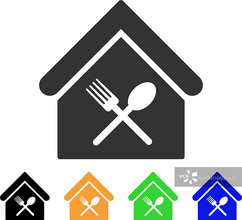 美食广场图标图片素材