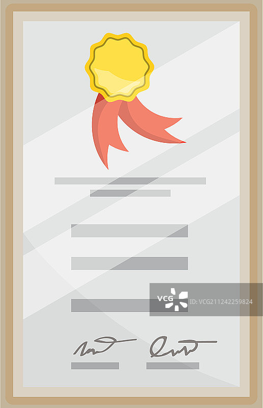 孤立的毕业证书图片素材