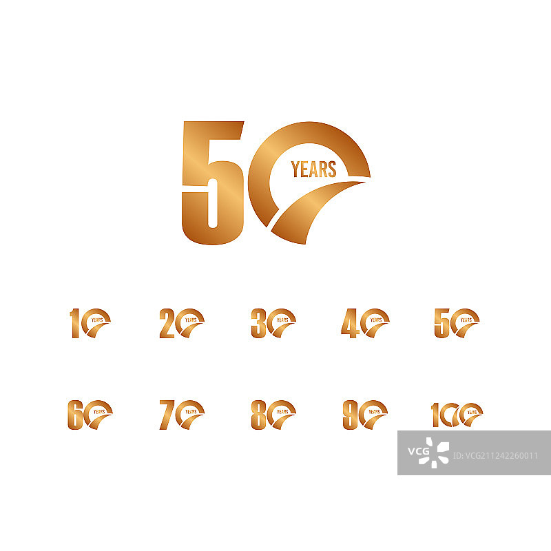 50周年纪念模板设计图片素材