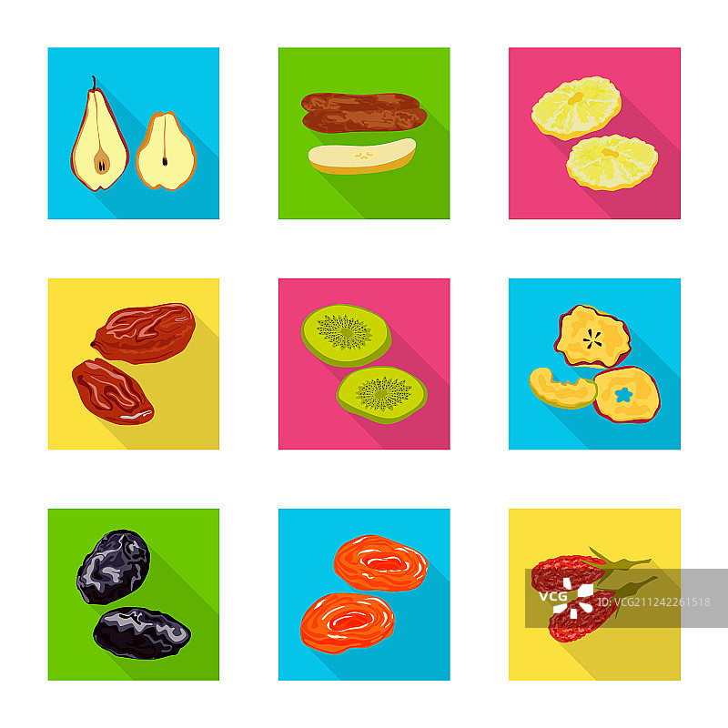 水果和果干标志设计图片素材