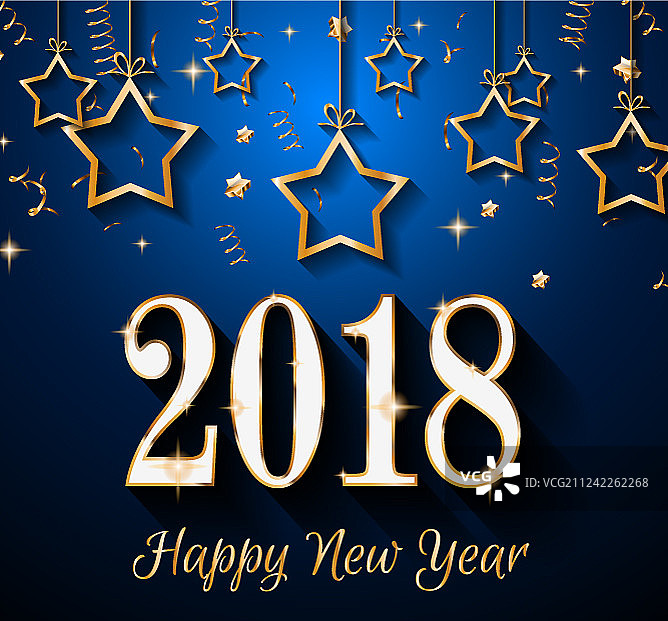 2018年新年快乐为您的佳节背景图片素材