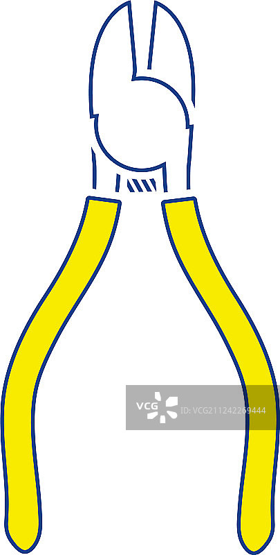 斜口钳图标图片素材