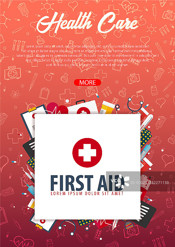 急救医疗背景健康护理图片素材