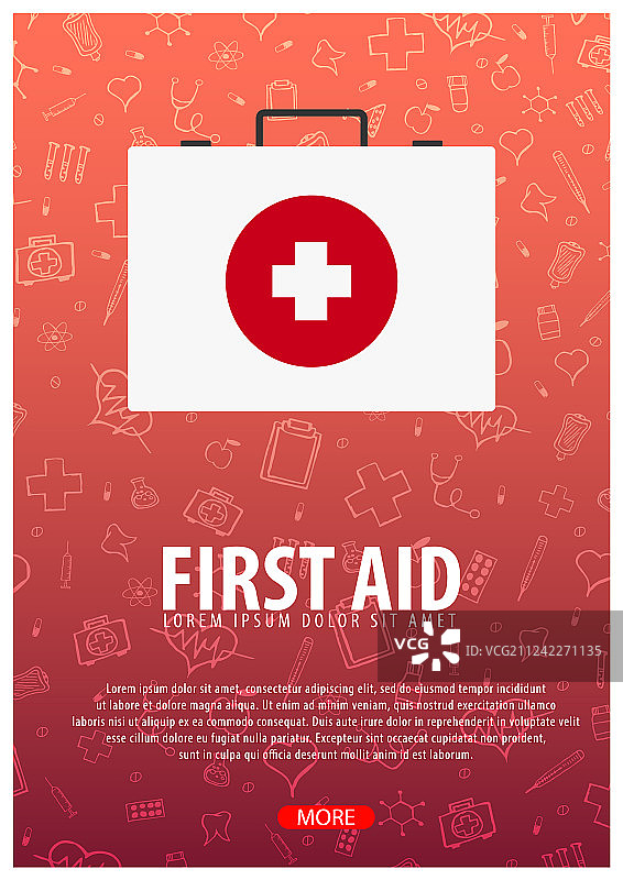 急救医疗背景健康护理图片素材