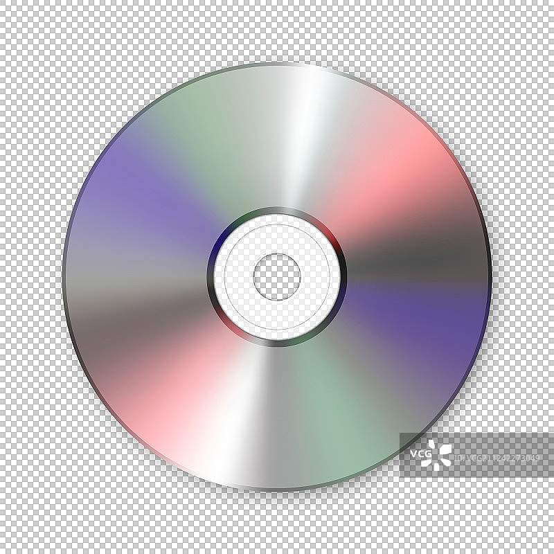 逼真CD图标设计模板图片素材