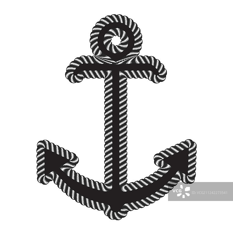 航海船锚标志图标海洋船只图片素材