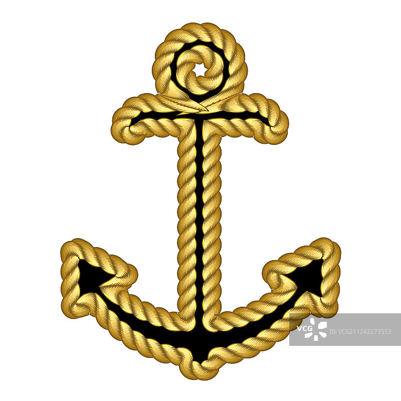 航海船锚标志图标海洋船只图片素材