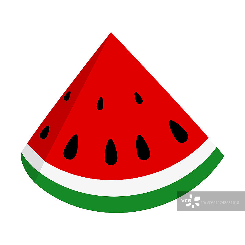 多汁的夏季西瓜切片图片素材