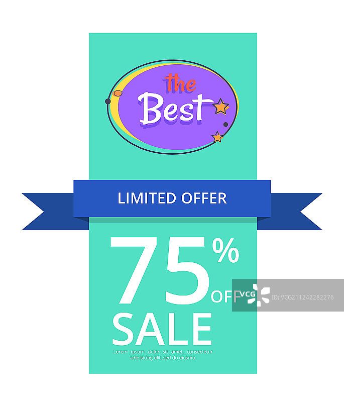 75折最佳夜间促销限时优惠banner图片素材