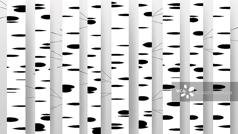 桦树背景扁平树概念图片素材