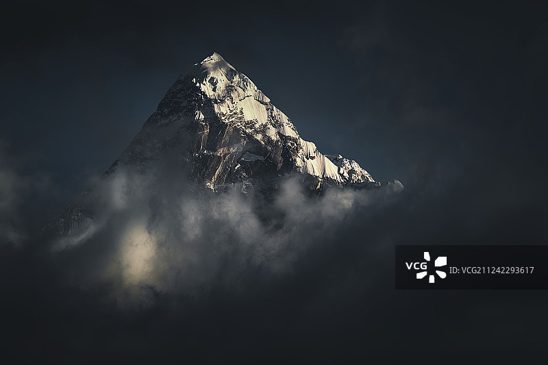 雪山特写图片素材