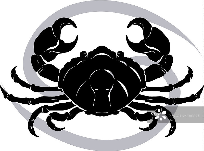 巨蟹座占星术星座运势符号图片素材