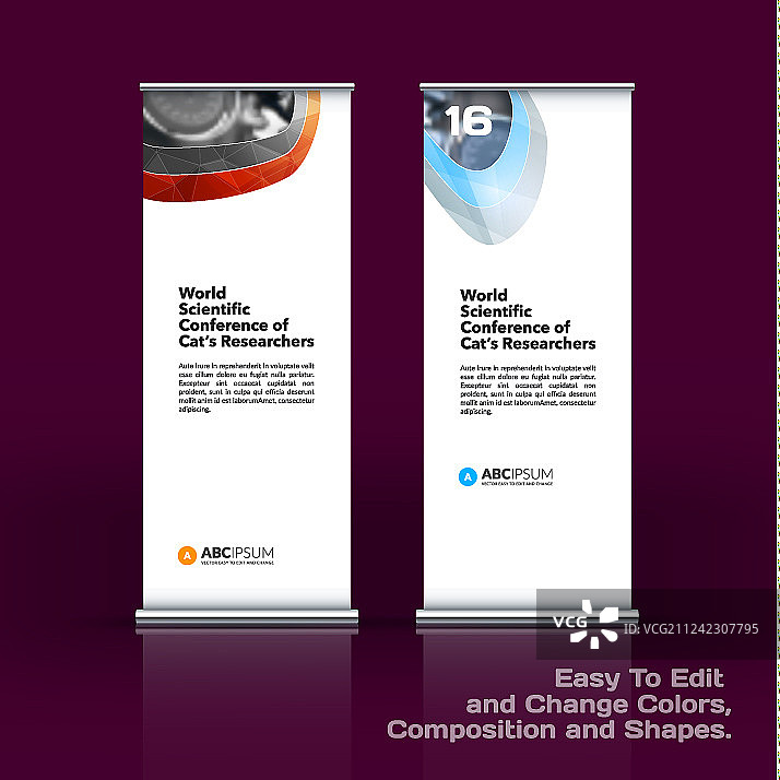 抽象年度报告商务模板图片素材