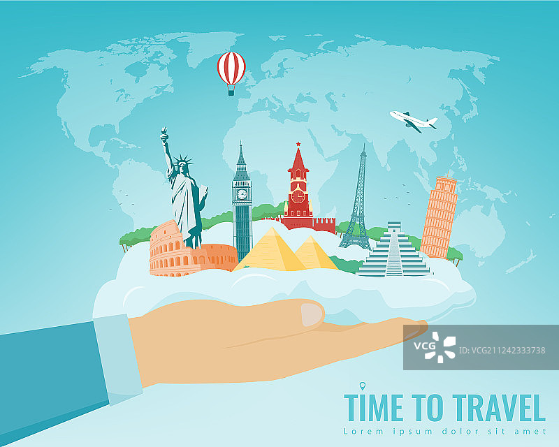 旅游作文与著名的世界地标图片素材