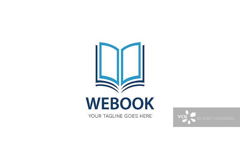 书籍标志和图标图片素材