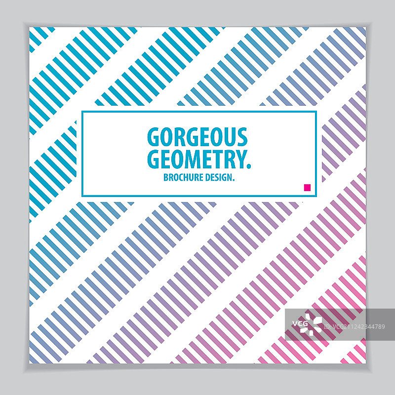 简约几何图案宣传册设计图片素材