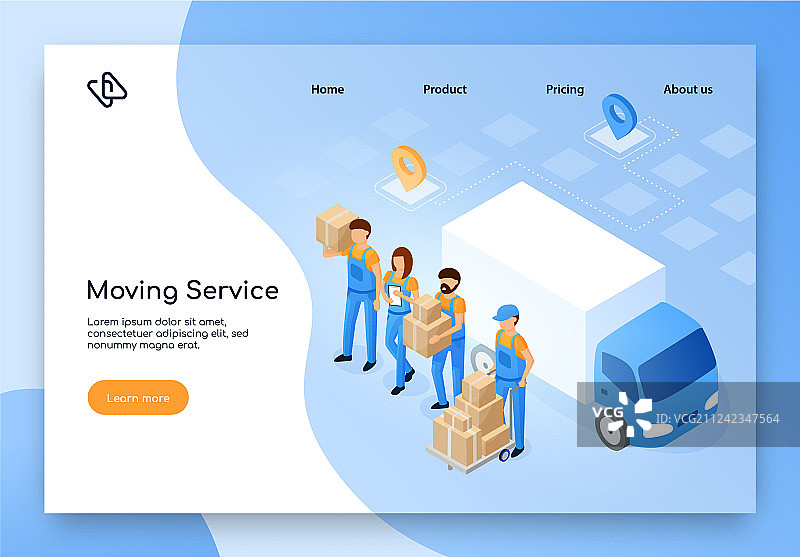 搬家公司在线服务网站图片素材