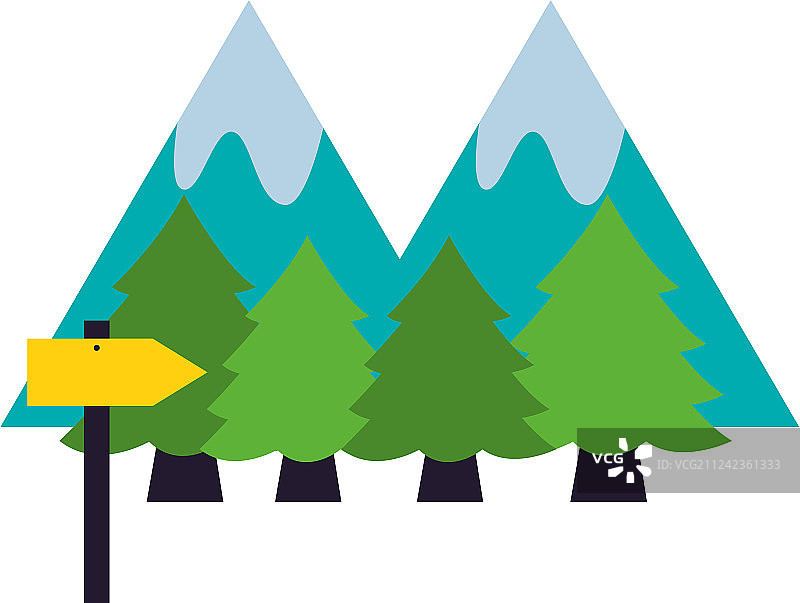 夏季露营的概念图片素材