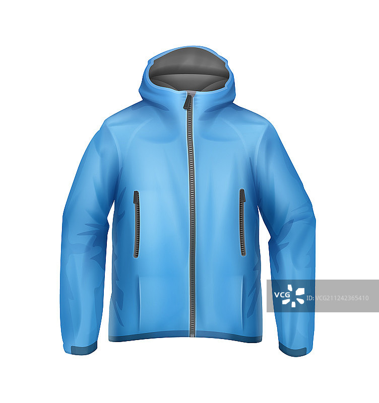 蓝色男女通用夹克图片素材