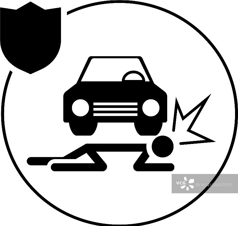 车祸保险图标图片素材