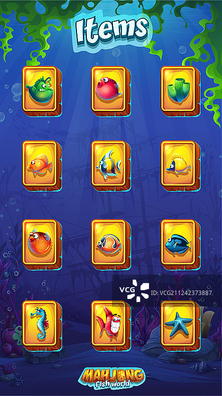 麻将鱼世界手机游戏素材图片素材