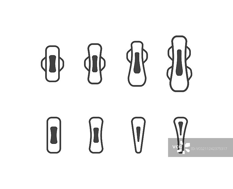 女性卫生用品：卫生清洁巾图片素材