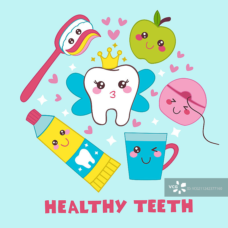 牙齿精灵牙科海报图片素材