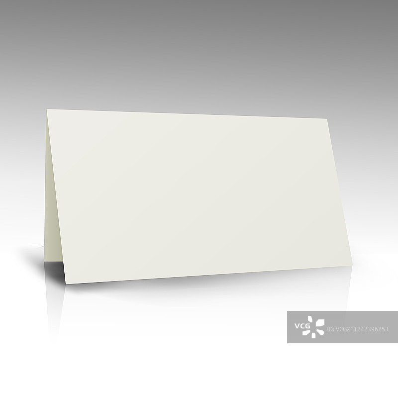 白色文件夹纸质贺卡模板图片素材