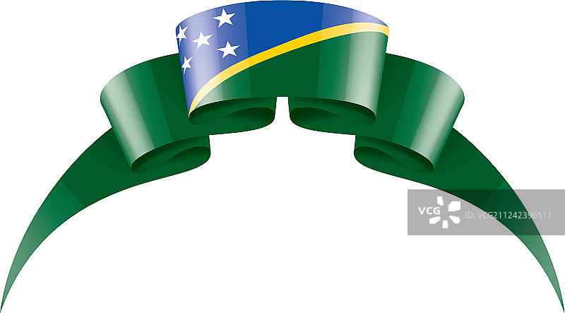 所罗门群岛国旗上图片素材