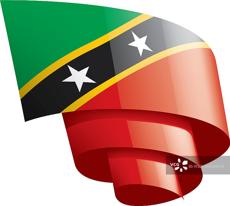 圣基茨和尼维斯旗图片素材