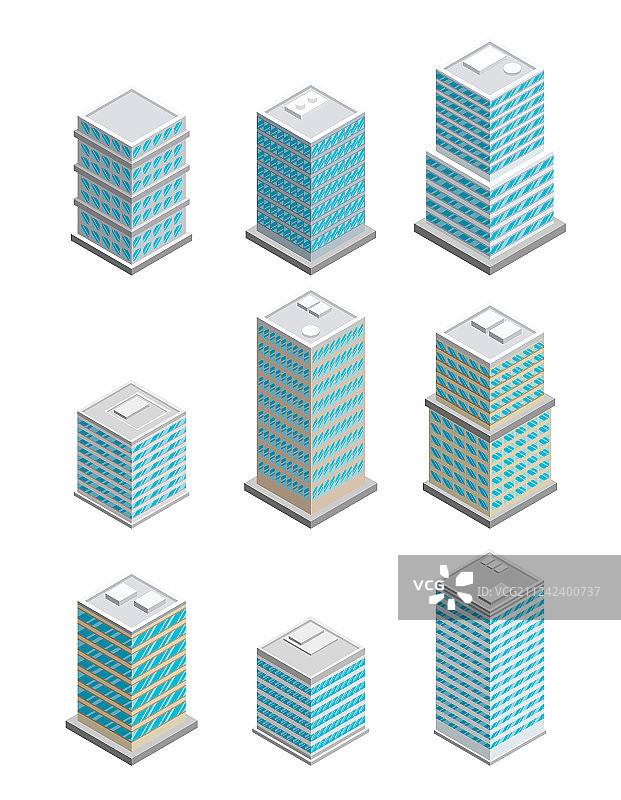 现代艺术风格的办公楼图片素材