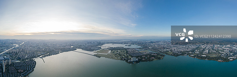 苏州工业园区航拍图片素材