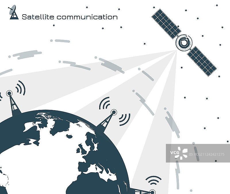 卫星通信2图片素材