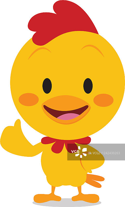 黄色小鸡艺术插画图片素材