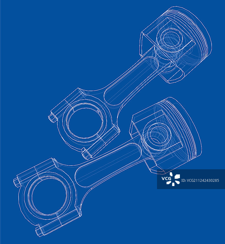 3D活塞渲染图图片素材