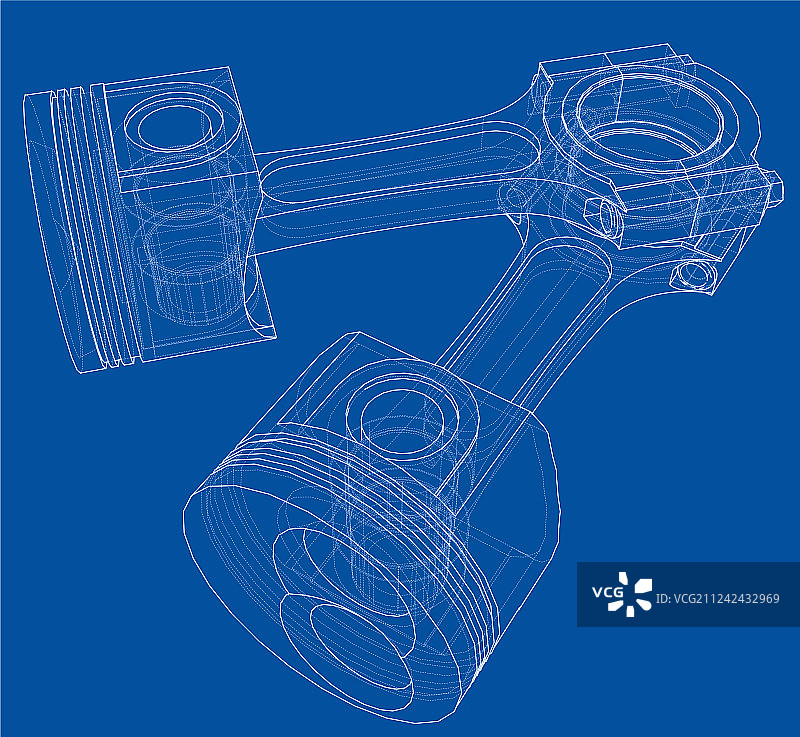 3D活塞渲染图图片素材