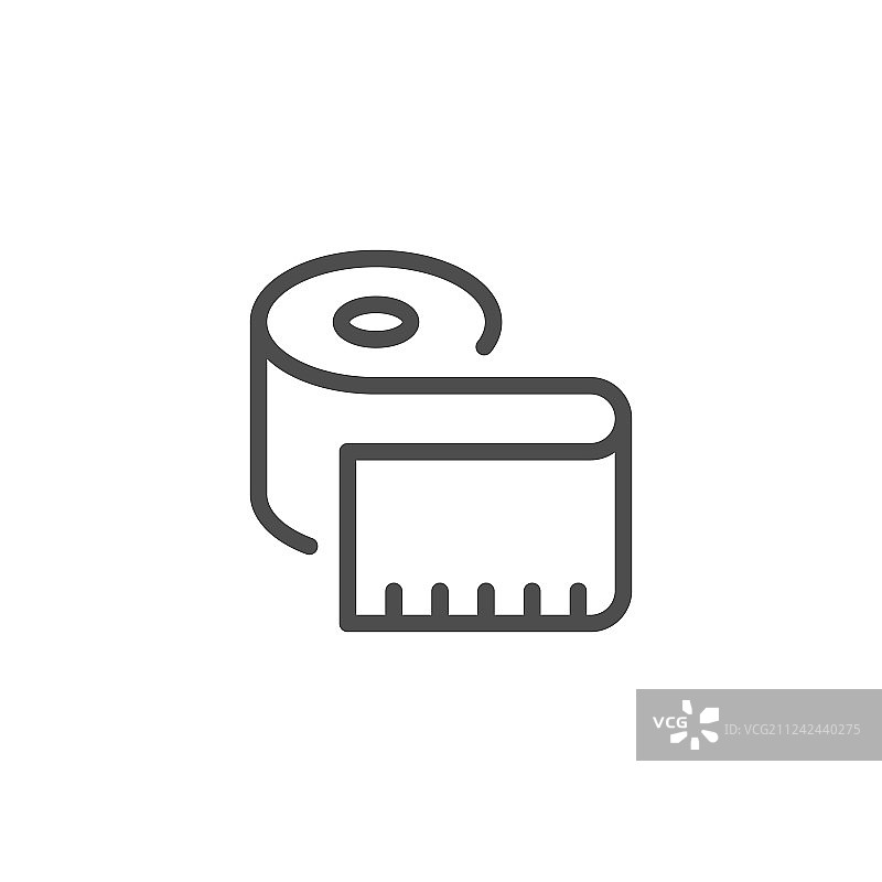 卷尺线条图标图片素材