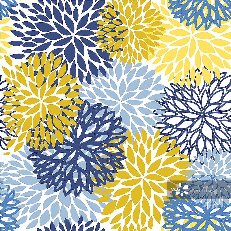 花无缝模式图片素材