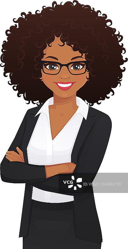 优雅的商务女士肖像图片素材