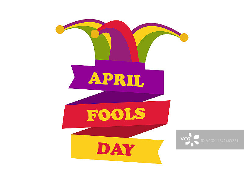 带有铃铛的愚人节帽子小丑帽图片素材