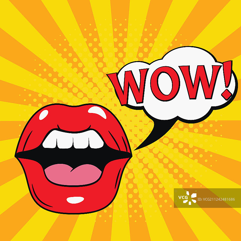 惊讶的嘴图片素材