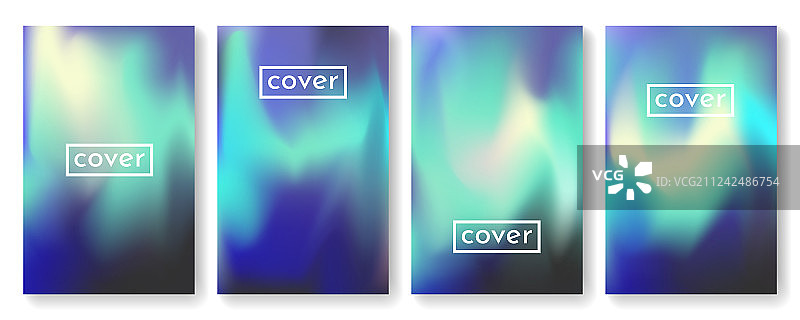 带网格渐变的明亮色彩背景图片素材