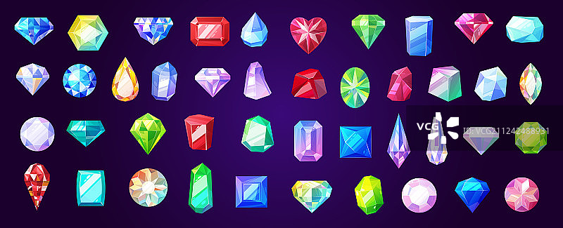 钻石和红宝石图片素材