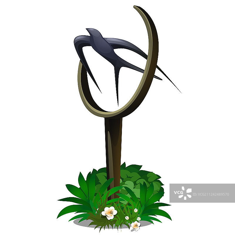 飞燕造型雕塑图片素材