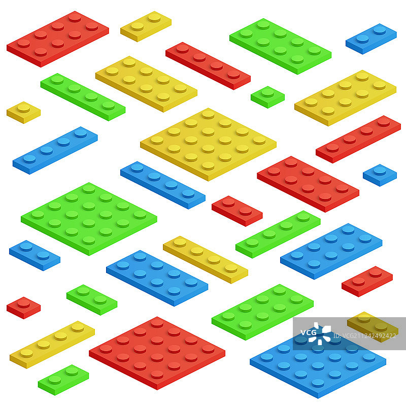 2.5D儿童积木玩具图片素材