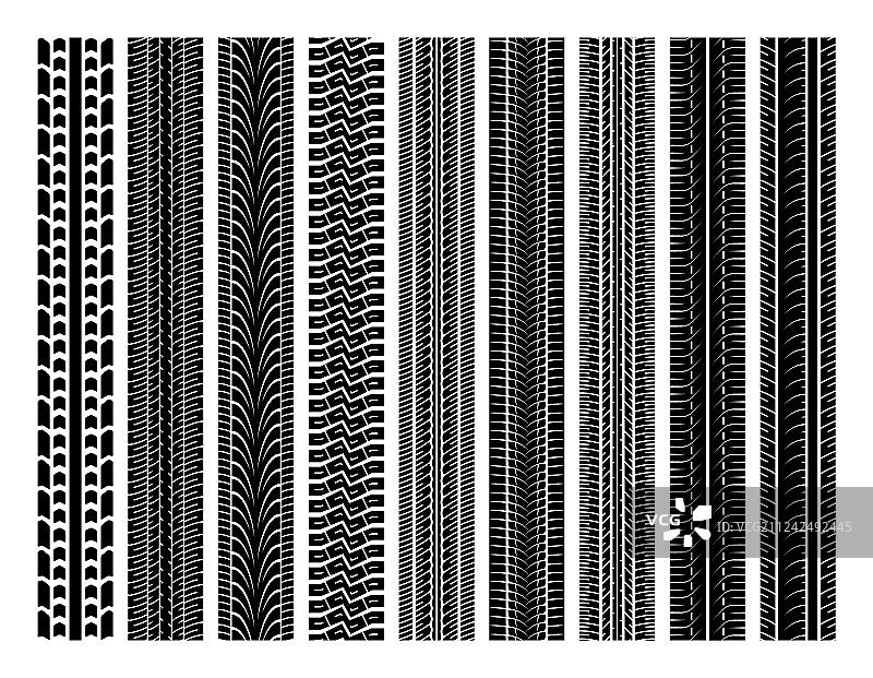 轮胎痕迹无缝贴图图片素材