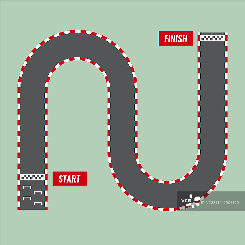 赛车背景俯视图起点或终点图片素材