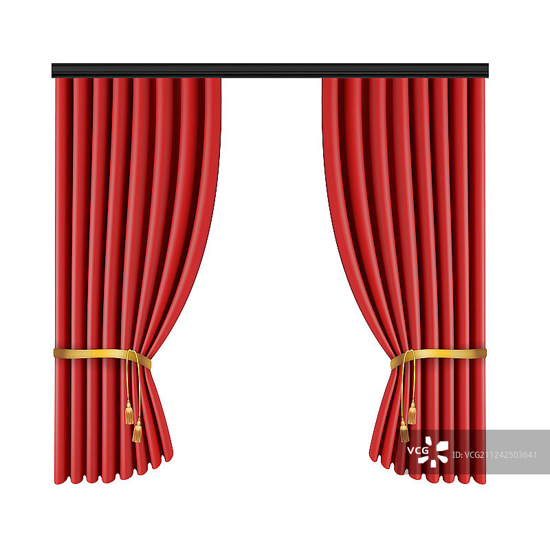 剧院舞台网红色幕布合集图片素材